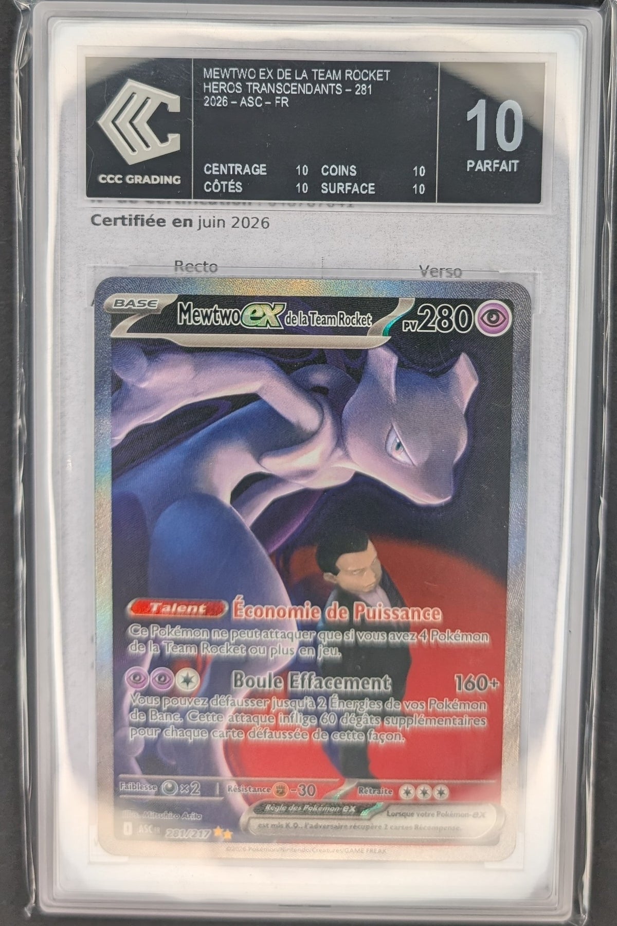 Mewtwo EX · Team Rocket, après